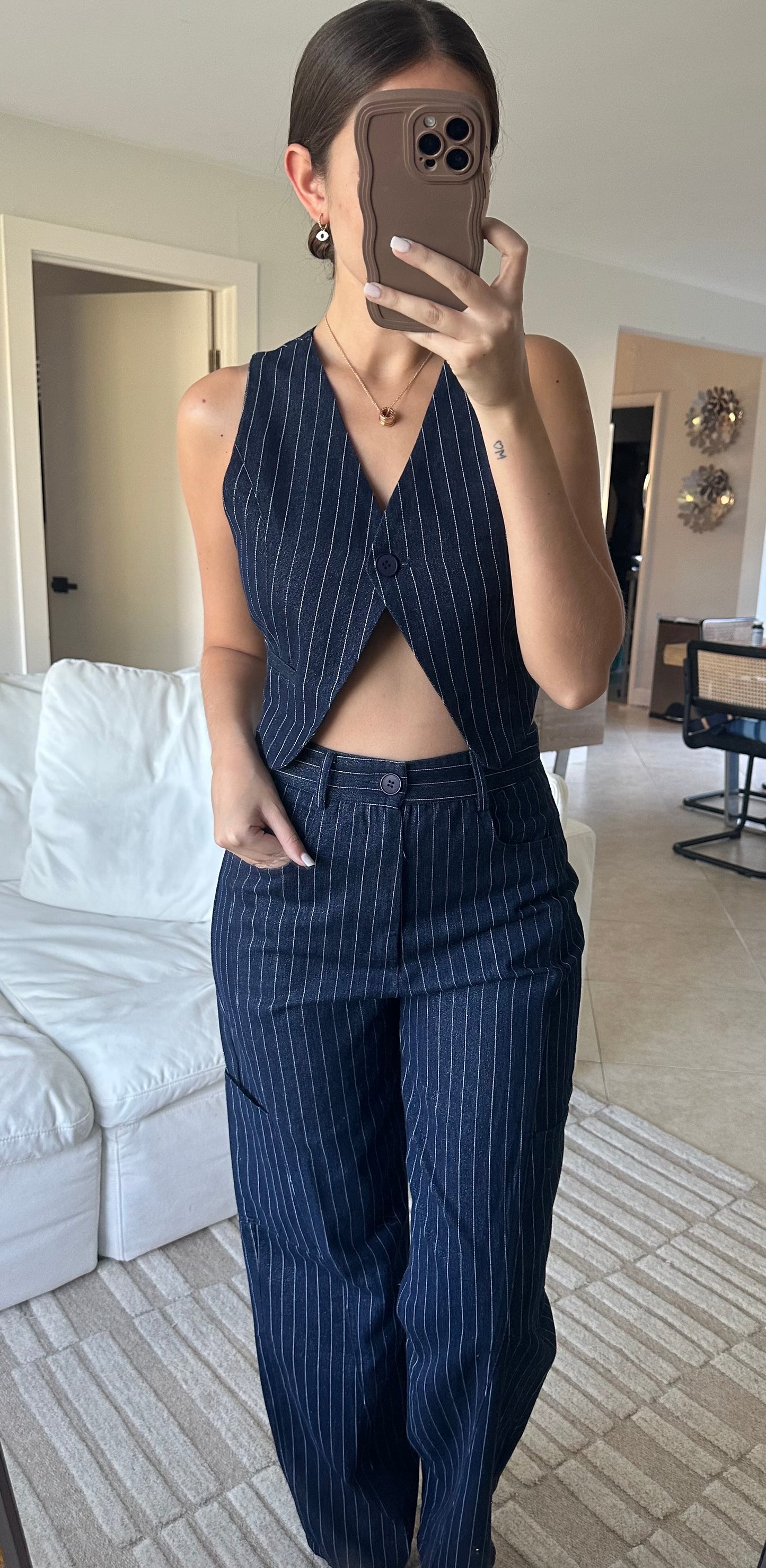 Tailored Denim Set